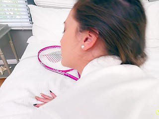 Girl enters stepbrother's bedroom without permission and he decides to fuck her as punishment 5