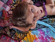 Friends are going to catch Santa and spend time practicing cunnilingus until it happens 10