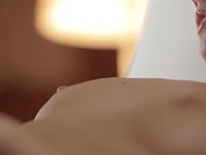 Eye-catching young girl masturbates wet pussy thinking about a prince riding a white horse 11