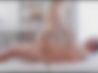 Petite newcomer with small tits Sally Squirt facialized after sex with mature agent at porn audition 8