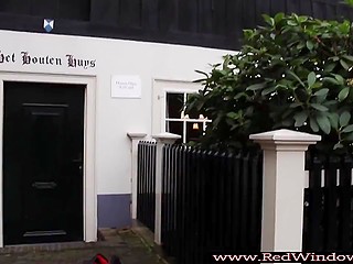 Connoisseur of Amsterdam shows the tourist a special place where he is lucky to fuck a hooker 2