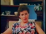 Voracious Greek women suck and ride throbbing cocks in various dirty scenes of a vintage movie 6