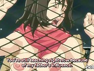 After tasting sperm of boy she saved, innocent babe became the lecher in hentai porn 10