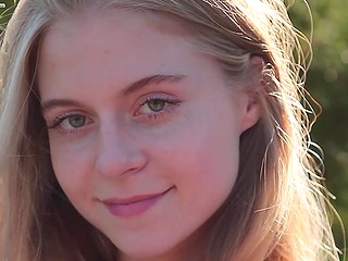 Hellishly hot girl rests in paradise landscapes and complements them with her naked beauty 11