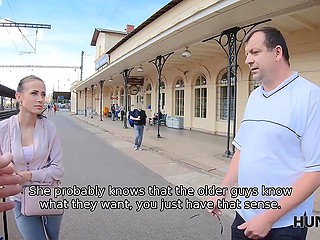 Pickup artist offers money so husband agrees to watch this stranger fucking his wife 3