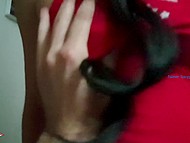 Instead of reading a book, pretty Chinese girl sucks and rides boner belonging to horny boyfriend 5