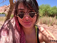 Spanish couple goes on their first ever trip during which they have sex on the beach and not only 9