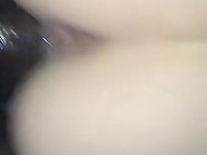 Babe moans when black boy hook up with her in the doggystyle pose on smartphone camera 5