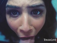 Good-looking Latina maid Camila Cortez dragged into unplanned rough sex with her horny boss 6