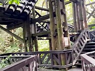 Amateur German teen during video blog finds time to capture on camera her solo masturbation in the bath 9