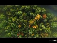 Воин забывает о кошмаре, занимаясь чувственным сексом с рыжеволосой подругой Charlie Red 5