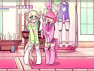 Guy enjoys playing interesting hentai game full of kinky sex action and unstoppable encounters 5