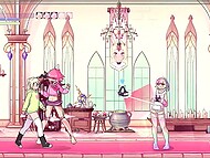 Guy enjoys playing interesting hentai game full of kinky sex action and unstoppable encounters 9