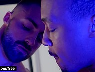 Black man caught having fun with fleshlight and dragged into anal sex with white roommate 4