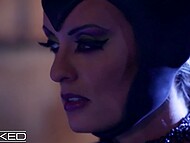 Busty evil fairy Stormy Daniels rides thick cocks and licks wet pussies in amazing porn parody 5