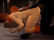 Beautiful Daphne and nerdy Velma team up during fantastic threesome with a strange and horny creature 8