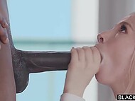 Nobody of white bitches can help moaning with pleasure when copulating with tireless black studs 8