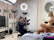 Man had never seen such a pleasure on woman's face as banging her at the impromptu photoshoot 10