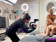 Man had never seen such a pleasure on woman's face as banging her at the impromptu photoshoot 4