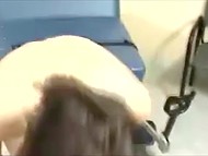 Sweet girlfriends gets off on licking each other's snatches through thin fabric of their wonderful panties 9