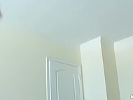 Girl drives man into sexual satisfaction in a few minutes and obtains all the sperm all over her small boobies 4