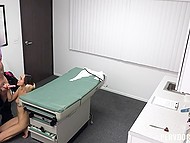 Pretty teen Asian comes to the gynecologist that includes pussyfuck in examination 10