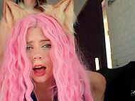 Lovely cosplay fan anally creampied after convincing boyfriend to try anal sex at home 4