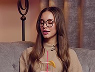 Luxurious Estonian visited resourceful Russian pornstar for the interview and got fucked in front of her 5