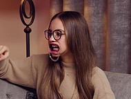 Luxurious Estonian visited resourceful Russian pornstar for the interview and got fucked in front of her 7