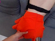 Lucky Russian guy manages to fuck young girlfriend while his GF is in the shower 9