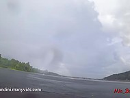 Amateur couple satisfies crave for sex in public by having anal quickie on the jet ski 5