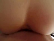 Sexy brunette gets drilled in doggy and passionately licks lover's asshole in the hotel 5