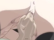 While one girl was jumping up and down on penis, guy made the second one reach orgasm with fingers 8