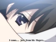 While one girl was jumping up and down on penis, guy made the second one reach orgasm with fingers 9