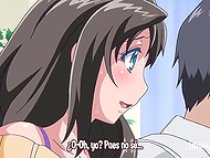 Hentai babe turned boy on during massage so he decided to blackmail her for the sake of pussy-nailing 4