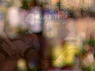 Waitress Michelle Wild and barmaid Mandy Bright double penetrated by guys in empty cafe 7