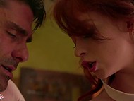 Dominant boss drags adorable red-haired assistant Athena Rayne into unforgettable affair 4