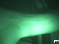 Skilled guy manages to stretches young nymph Molly Manson inside his darkened car 10