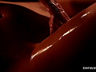 Brunette is really into massage without resisting man who nails pussy with his fingers 9