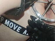 Everyone respects and listens to man who only can relax at home where his femdom wife penetrates him with dildos 6