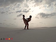 Man invited girlfriend to beach to shoot video of them having sex that ends with cum-swallowing 10