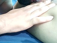 Amateur Indian man captures on the cam how he worships wife's tits and drills her tight pussy 9