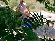 It's not that man is afraid stepsister can see his dick but she wants to suck him off 4
