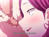 Big-tittied girl with red hair practices sex but her friends become jealous and join 5