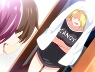 Big-tittied girl with red hair practices sex but her friends become jealous and join 9