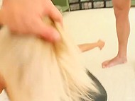 Man will pay blonde if she allows him to cum right in pussy and shows how the sperm flows out 4