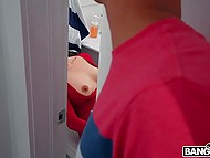 Chicks are used to masturbates in bathroom but they don't know boys love peeping on them 10