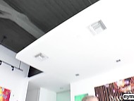 Young woman Harley King in white stockings is prepared for everything when such a hot macho man starts penetrating her 7