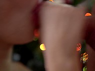 Skilled Estonian nymph gives sloppy blowjobs to lucky boyfriend in special compilation 5