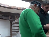 Porn agents give chance to MILFs to get into porn just sucking and spreading their legs 4